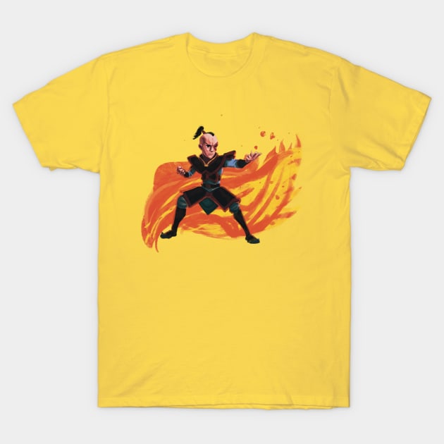 Prince Zuko T-Shirt by JoshNelsonArt